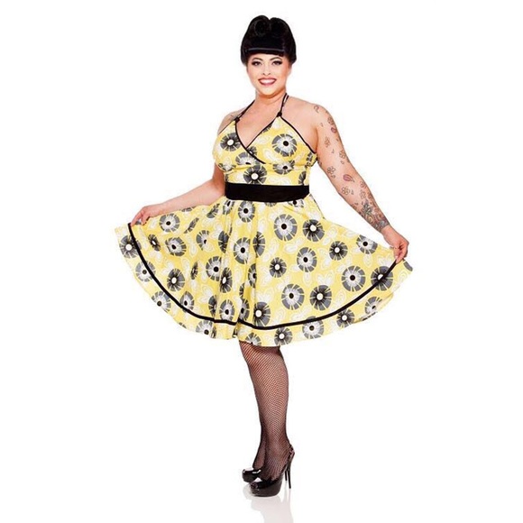 🌺Kinny & Howie Monica 1950s Daisy Swing Dress - Picture 6 of 8